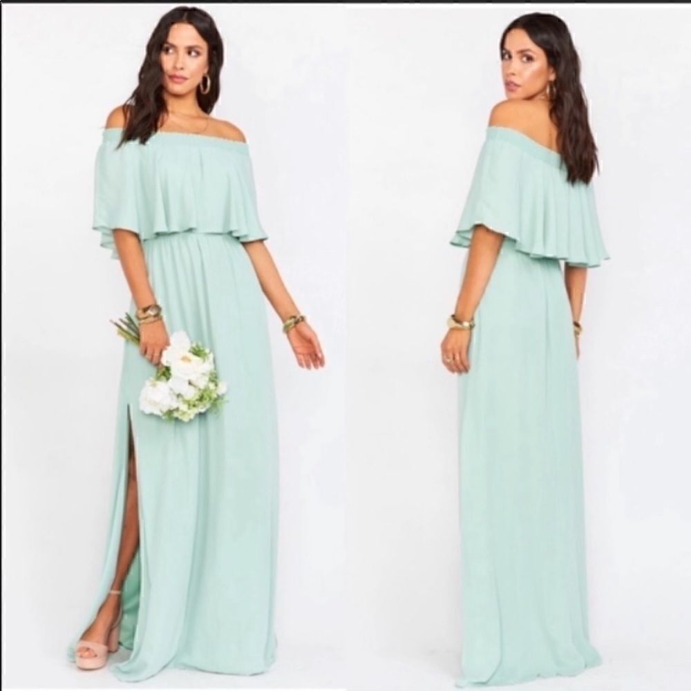 SMYM Hacienda maxi dress Dusty Mint